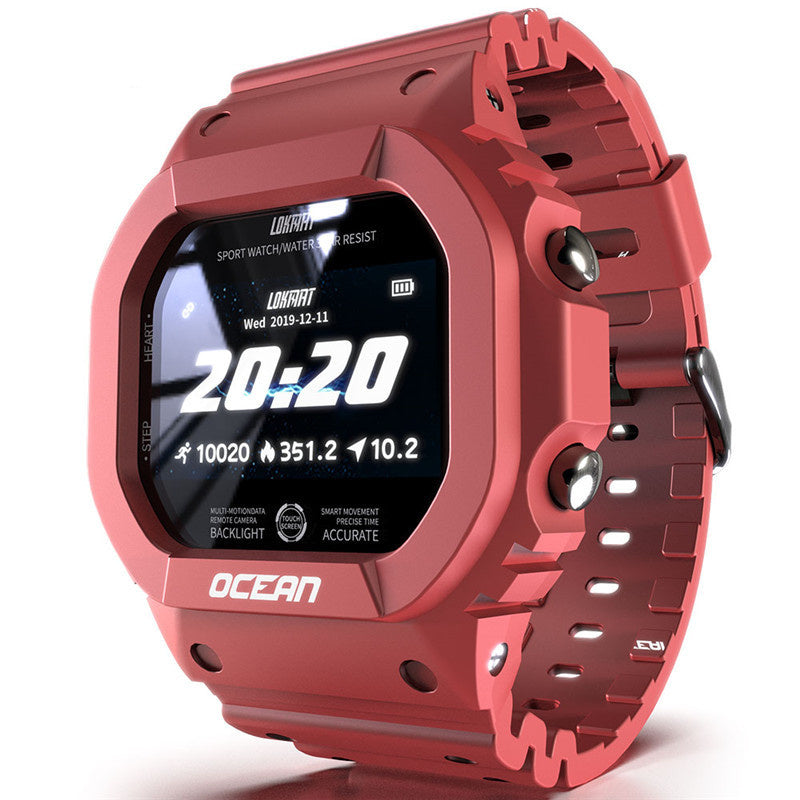 Orologio intelligente con cardiofrequenzimetro, pressione sanguigna, salute, impermeabile IP68