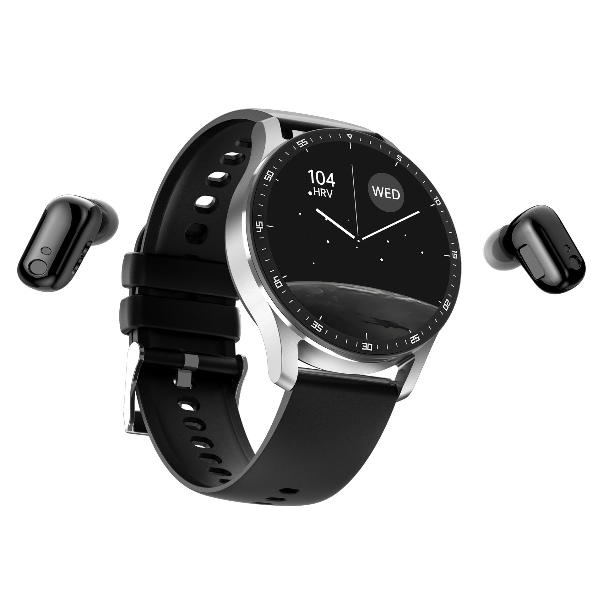 Smart Watch Two-in-one TWS Wireless Bluetooth Earbuds,Voice Call Listening Music Sports Smart Watch