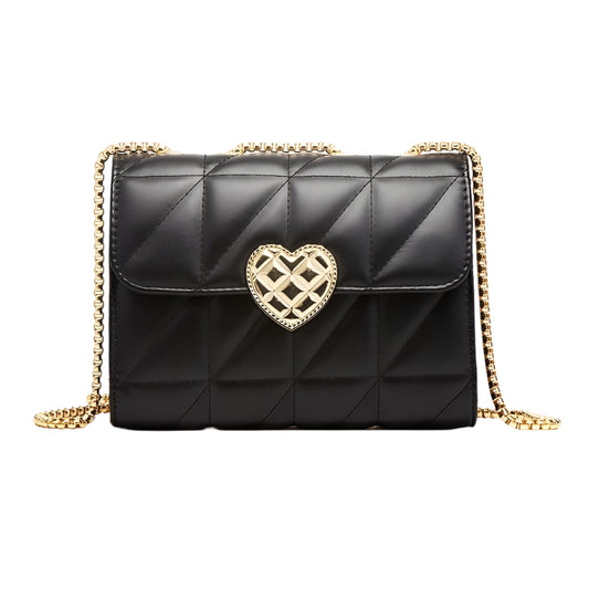 Women's Chain Lattice Shoulder Bag