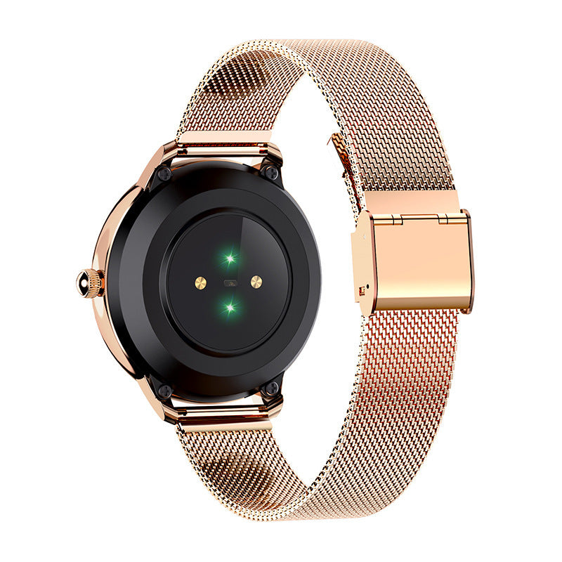 Orologio intelligente da donna con Bluetooth, chiamata BT, monitoraggio del fitness, monitoraggio della salute, design di lusso, orologio intelligente da donna realizzato in strass