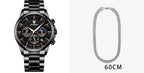 Orologi sportivi da uomo, orologio al quarzo multifunzionale e impermeabile