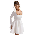 Damesmode Zomer Elegantie Midi Rok Korte Jurk