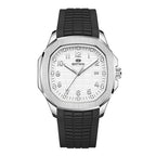 Fashion Sports Silicone Strap Alloy Men's Watch