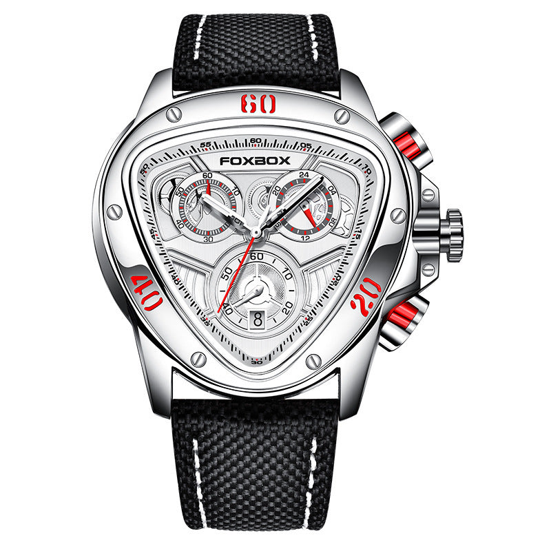 FOXBOX Man Military Chronograph Waterproof Wristwatch