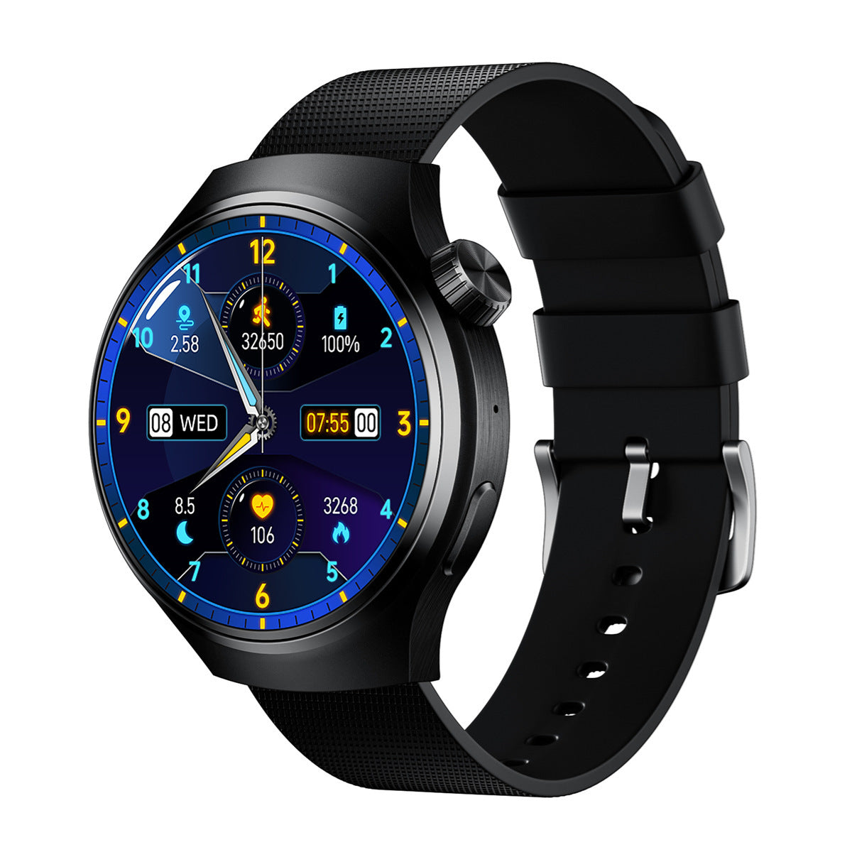 Nuovo orologio intelligente Bluetooth per chiamate, frequenza cardiaca, pressione sanguigna, ossigeno nel sangue, monitoraggio della salute