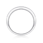 Arrange The Square Diamond Ring Luxury Fashion Moissanite Silver Ring