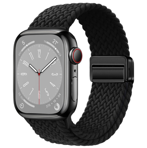 Smart Apple Watch Band Braided Solo Loop Band Magnetic Buckle Band MultiFunction Sports Mode iWatch - Acquisti Online