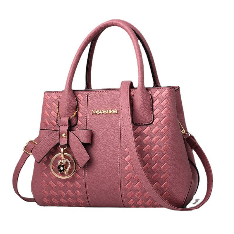 Women's Bag Fashionable Handbag Original Leathe Shoulder Bag Multi Pocket Large Capacity Portable Shoulder Messenger Bag