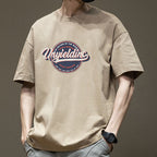 Men's Cotton Ins Round Neck Loose Top T-shirt