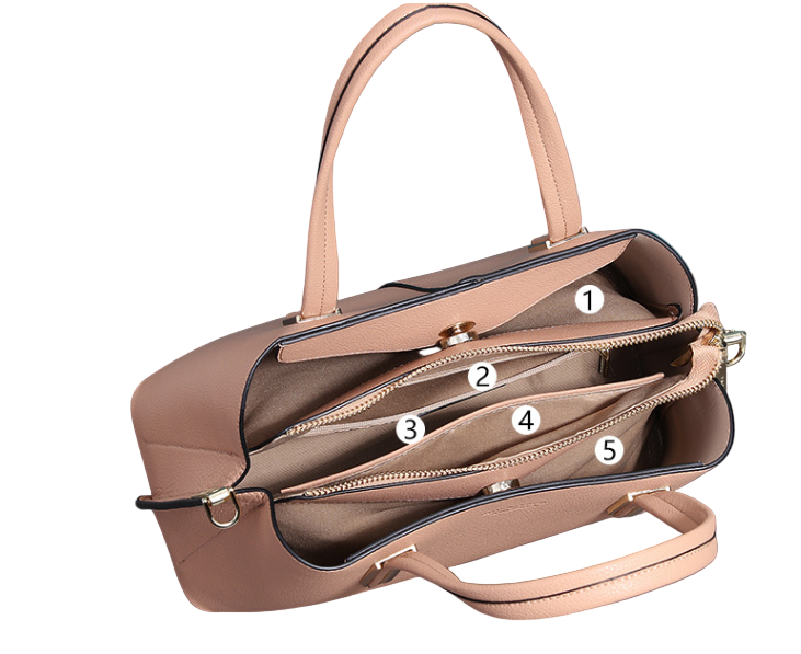 Fashionable Women's Handbag Original Leather Large Capacity Shoulder Messenger Bag Women Shoulder Bag