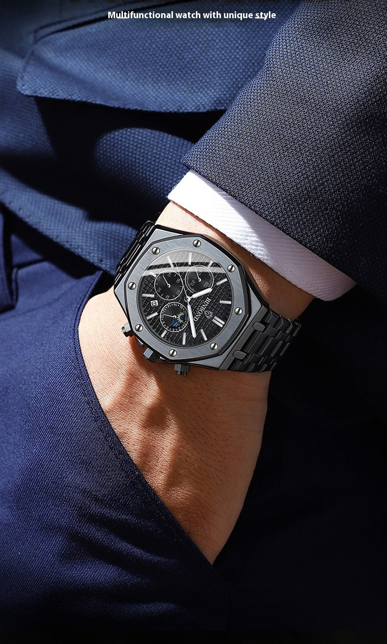 Multi-Function Sports Men's Quartz Watch