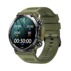 Smartwatch voor heren, Bluetooth, IP67, waterdichte fitness-hartslagmeter, smartwatch voor iOS en Android