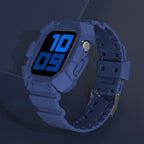 Compatibel met Apple, geschikt voor Iwatch6 Apple Watch-band Siliconen creatieve horlogekast met één