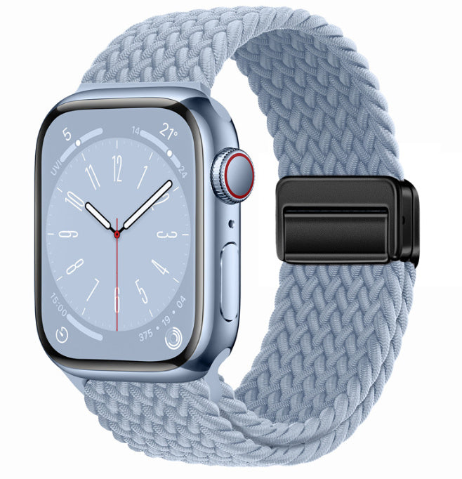 Smart Apple Watch Band Braided Solo Loop Band Magnetic Buckle Band MultiFunction Sports Mode iWatch - Acquisti Online