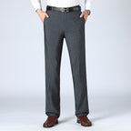 Men's Straight-leg Pants Loose High Waist Suit Pants - Acquisti Online