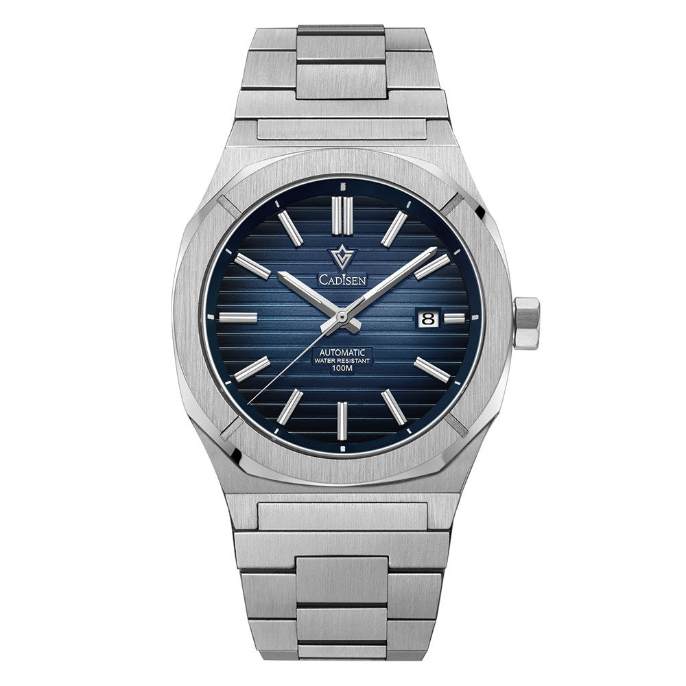 Orologio da uomo CADISEN con movimento meccanico completamente automatico, alla moda e da lavoro
