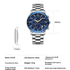 Ever Move 3215 Man Sports Steel Strap Watch - Acquisti Online