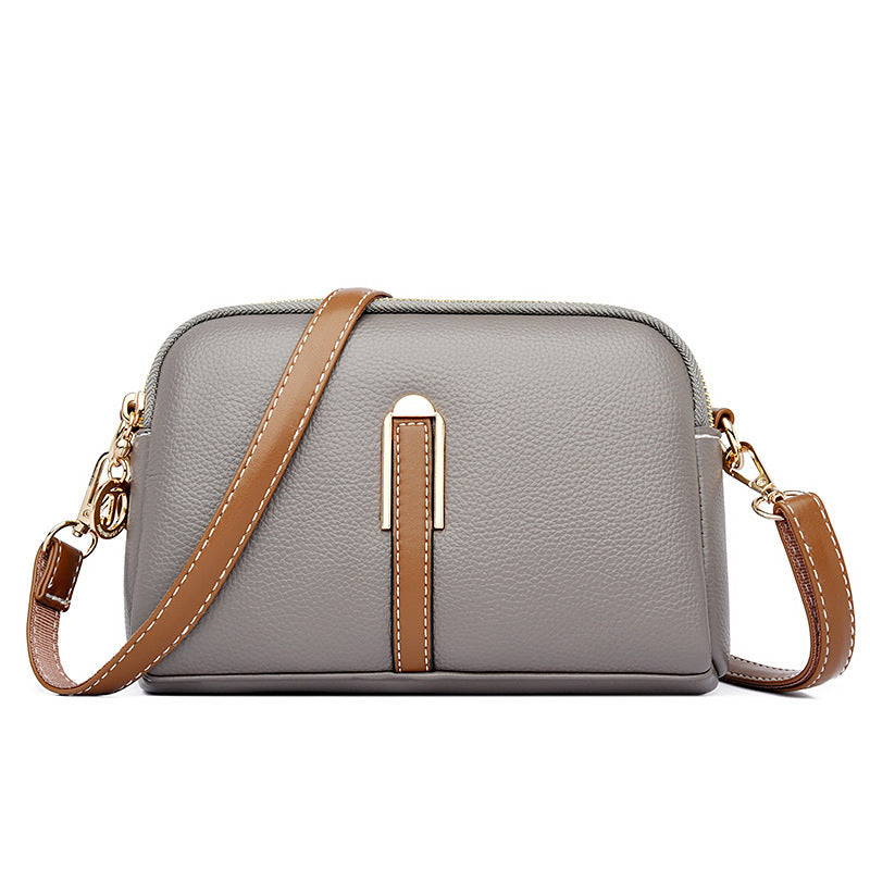 Dames modieuze schoudertas portemonnee portemonnee kleine tas grote capaciteit originele leren dames schoudertas