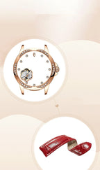 AILANG Women's WristWatch Luxury Watches Waterproof Leather Automatic Mechanical Women Wristwatch