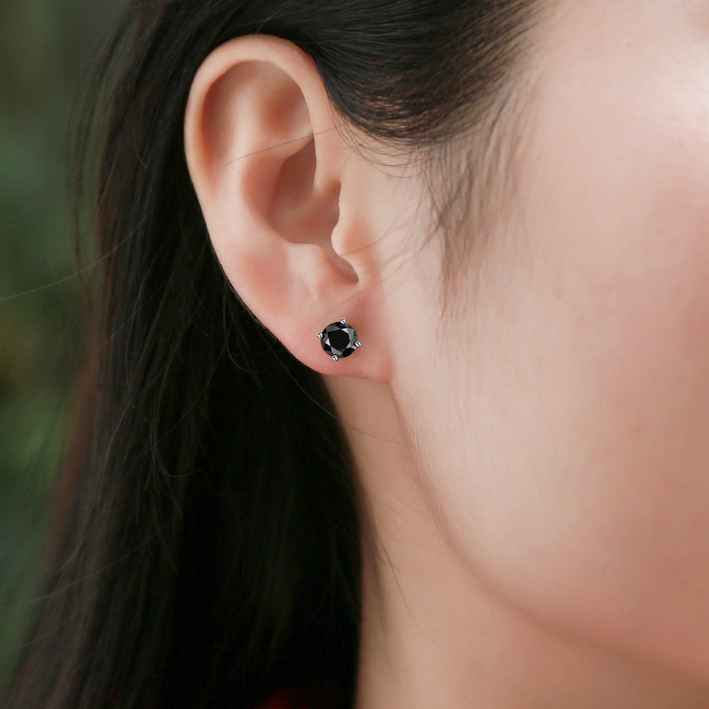 Pure Love Luxury Fashion Diamond Earrings Stud Set Mosan Diamond Silver Jewelry