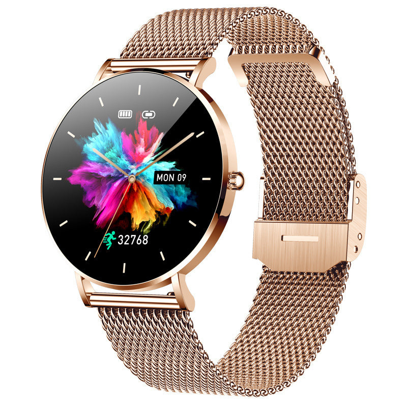 T8 Women's AMOLED Smart Watch Call Remind Ladies Physiologic Function Clock Sport Bracelet Health Track Waterproof Smartwatch
