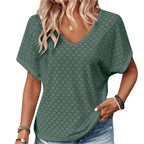 Hollow Jacquard dames T-shirt