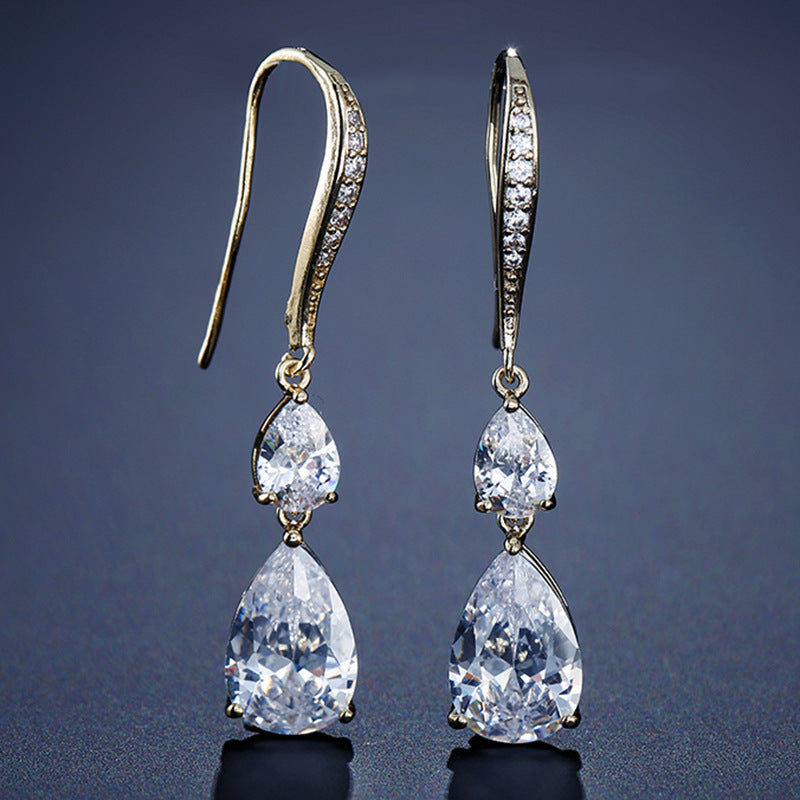 Female Simple Banquet All-match Earrings