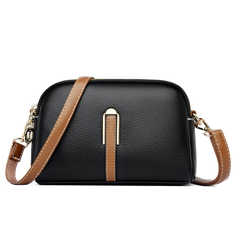 Dames modieuze schoudertas portemonnee portemonnee kleine tas grote capaciteit originele leren dames schoudertas