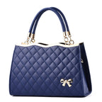 Female Bag Spring New Embroidered Rhombus Ladies Handbag