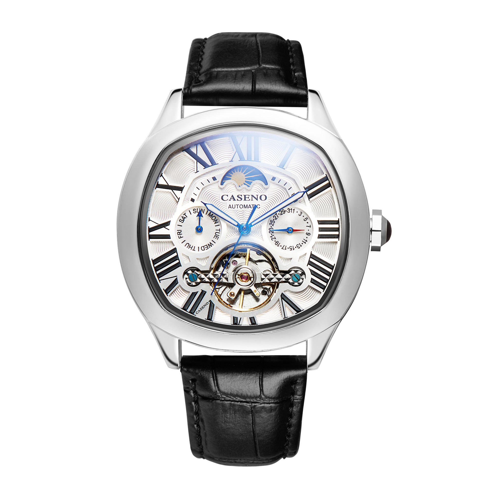 CASENO Star Tourbillon Orologio Automatico Orologio Meccanico Impermeabile Completamente Automatico