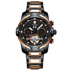 Orologio da uomo completamente meccanico, impermeabile
