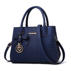 Women's Bag Fashionable Handbag Original Leathe Shoulder Bag Multi Pocket Large Capacity Portable Shoulder Messenger Bag