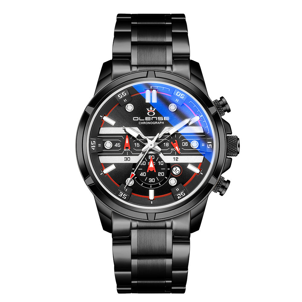 OLENSE 9001 Orologio Cronografo da Uomo