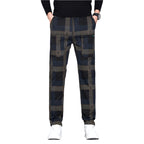 Men's Plaid Casual Pants All-matching