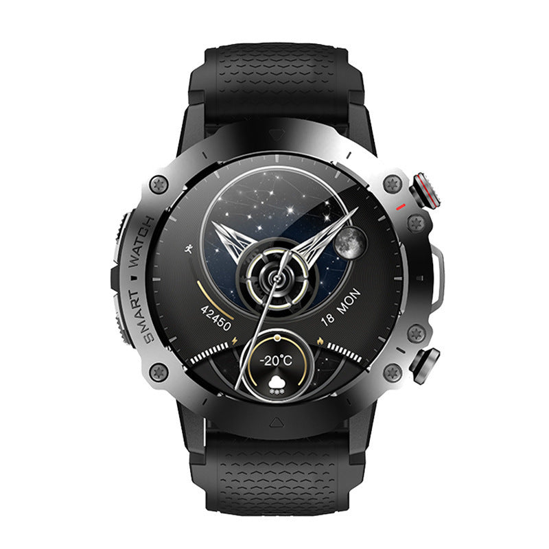AMOLED JS1 SPORT Smart Watch fitness tracker heart rate blood oxygen meter BT call health Smart Watch Intelligent Bluetooth Calling Voice Assistant Watch - Acquisti Online