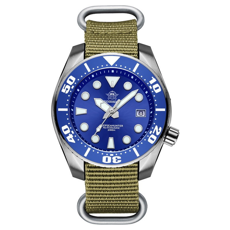 ADDIESDIVE Orologio meccanico automatico da uomo con cristallo di zaffiro BGW9 Orologio luminoso 200M Diver Orologi in acciaio inossidabile