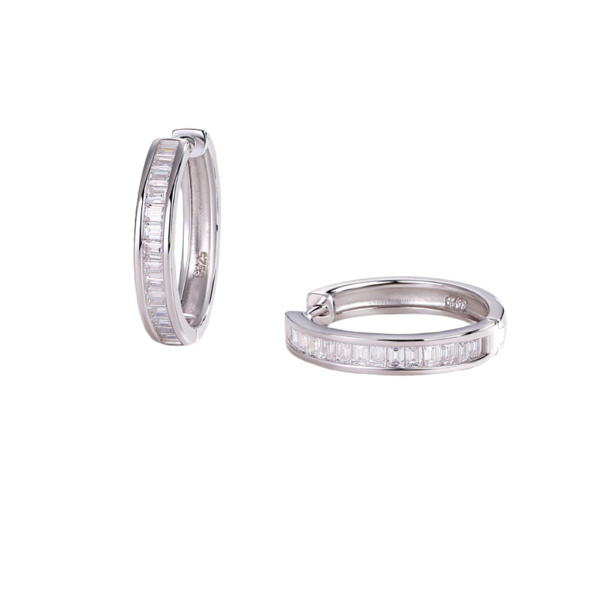 The Dawn Of Luxury Fashion Diamond Earrings Earrings Studded With Mosan Diamond Silver Jewelry