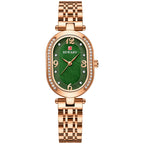 REWARD Women's Luxury Quartz Watch Stainless Steel Band Rhinstone Crafted Waterproof Women Quartz Watch