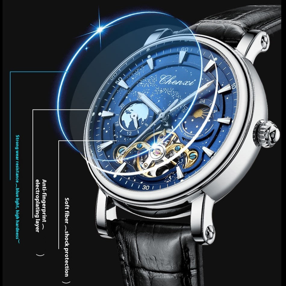 CHENXI 8872 Man Automatic Business Casual Tourbillon Watch - Acquisti Online