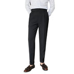 Men's Fashionable High-grade Slim Fit Draping Effect Pants