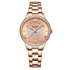 CURREN Top Brand Fashion Women's Quartz Watches Stainless Steel Band Rhinestone Women Quartz Wristwatch