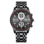 Nieuw heren quartzhorloge, multifunctioneel, modieus en waterdicht horloge