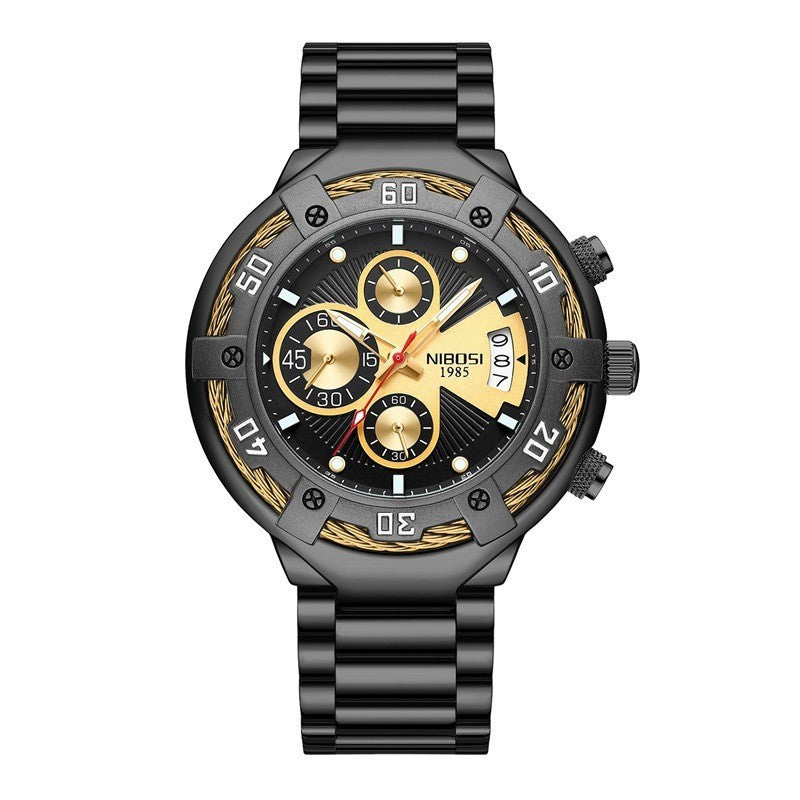 Nieuw multifunctioneel herenhorloge, mode-zakelijk quartzhorloge