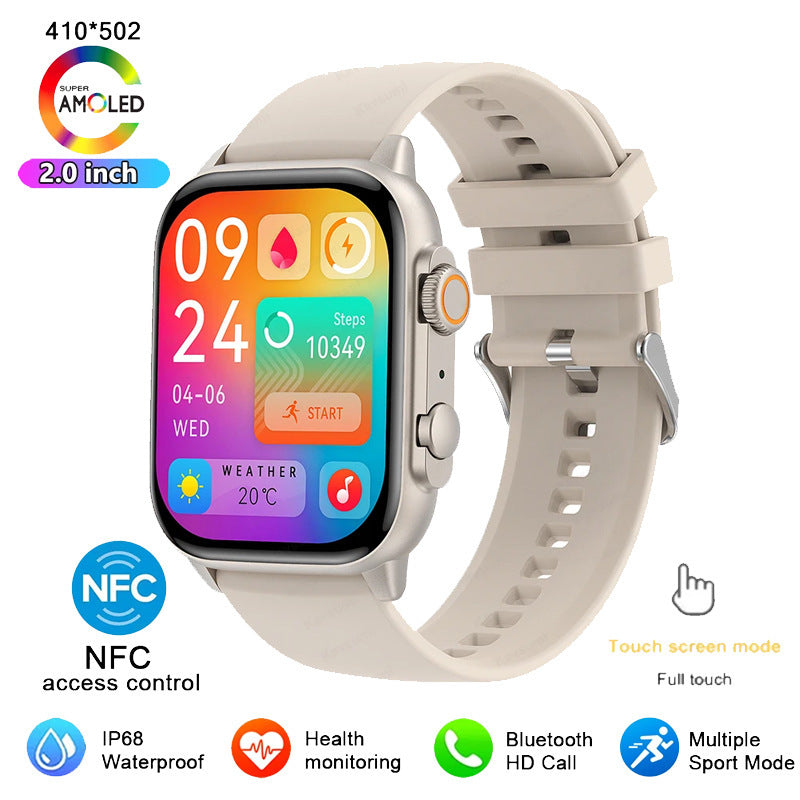 Orologio intelligente multifunzionale con chiamata Bluetooth