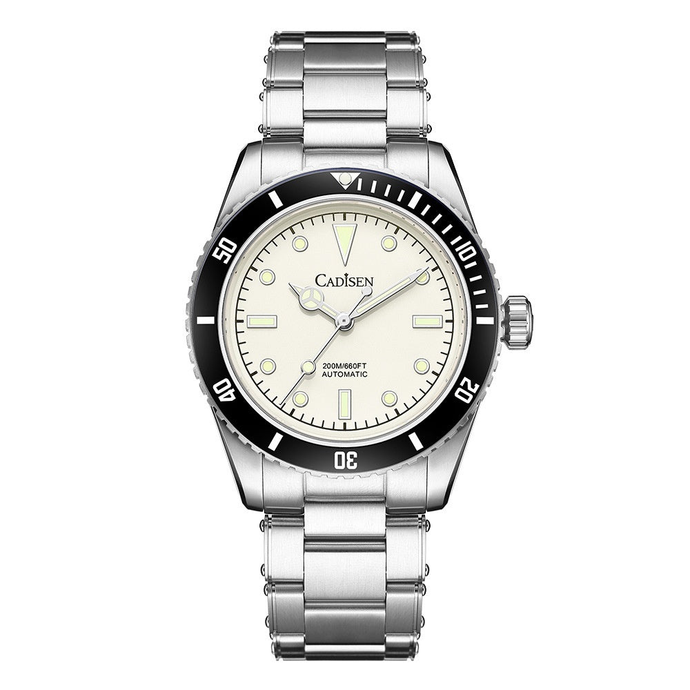 CADISEN Mens Automatic Watch Mechanical NH35 Movement Waterproof Sapphire Glass Casual Business Watches