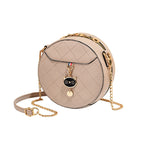 Women's Small Round Bag Large Capacity Women's Shoulder Messenger Bag Fashion Chain Strap Women's Crossbody Bag
