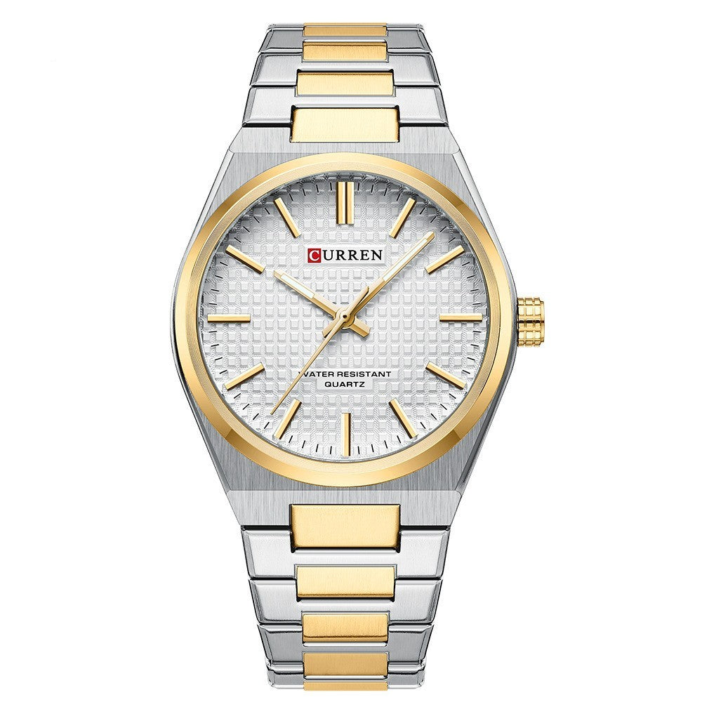 Men's Simplicity Grid Quartz Business  Men's Watch