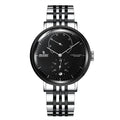 SENORS SN082 Men's Mechanical Watch Stainless Sreel Full Automatic Mechanical Skeleton Men Waterproof Mechanical Watch