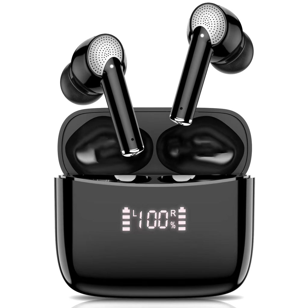 Touch Control Bluetooth Mini Earphones for Sports Music Stereo Digital Display in-ear Wireless Earbuds - Acquisti Online