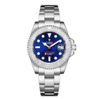 CADISEN Orologi meccanici da uomo di alta marca, orologio automatico di lusso in zaffiro NH35, orologio Yacht-Master 40 in acciaio inossidabile, orologio meccanico luminoso